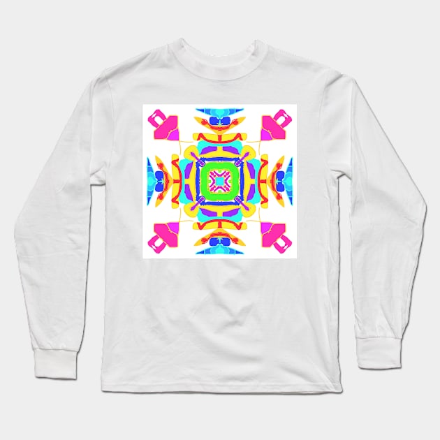 A Colored mandala Long Sleeve T-Shirt by ediemakesart